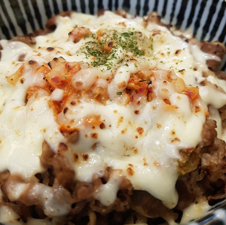  [부천역/부천대학로거리] 동경규동 부천역점에서 김치치즈규동 (혼밥 추천)