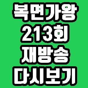 복면가왕 거북선 해적선 주유소 음악편의점 사모님 김기사 213회 재방송 편성표 다시보기 방송시간