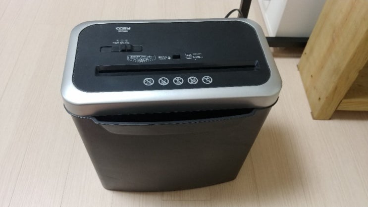  PARTSCANNER 코시 문서세단기 SRD-888 (12L/310*180*288mm)/세단기/소형세단기/문서세단기/사무기기/꽃가루형세