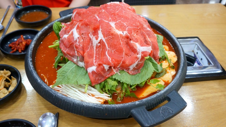  부천중동맛집 생생정보통 백년불고기물갈비 소곱창물갈비 후기 + 주차장