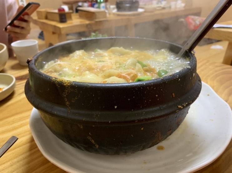 일산 데이트 , 일산 수제비, 일산 맛집  - 주막 보리밥 ,털레기 수제비