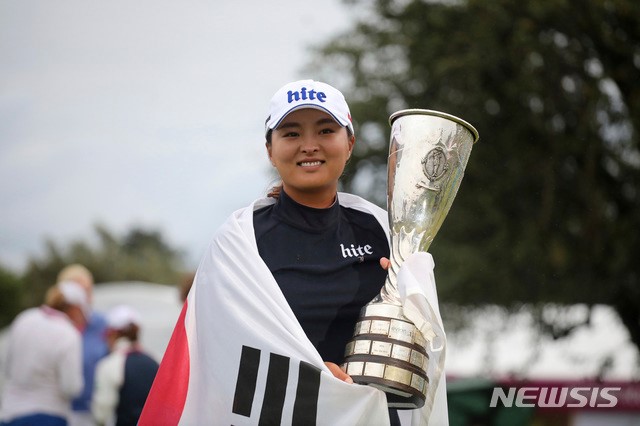 고진영, LPGA 에비앙 채미피언십 우승... 세계 랭킹 1위 예약