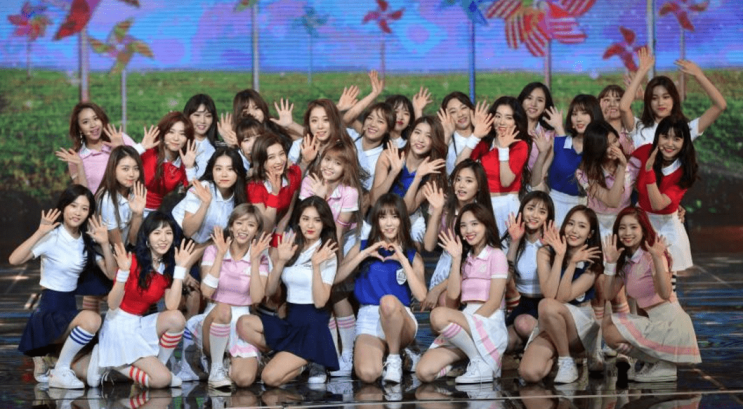  트와이스 아이오아이 여자친구 레드벨벳 단체사진
