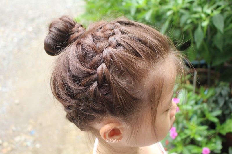 여자아이 머리 예쁘게 묶기/땋는 방법 : 네이버 블로그