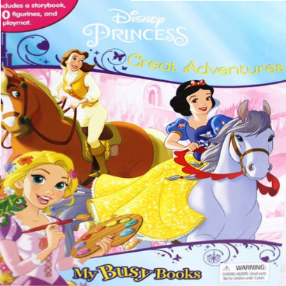 (47% 할인)Disney Princess Great Adventures My Busy Book 디즈니 공주 대 모험 비지북[디즈니프린세스피규어]