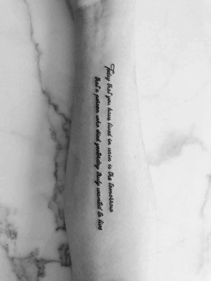 남자 타투 레터링 ,팔 부위 추천 : 네이버 블로그, image size:800x1067