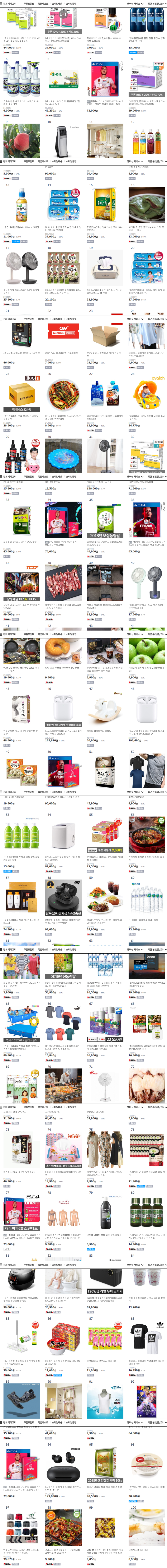 베스트 100 - 2019년 7월 다섯째 주 옥션/G마켓/11번가/신세계몰/티몬/위메프 #리얼야구존 부산대점 #KMGM 부산대점 :  네이버 블로그