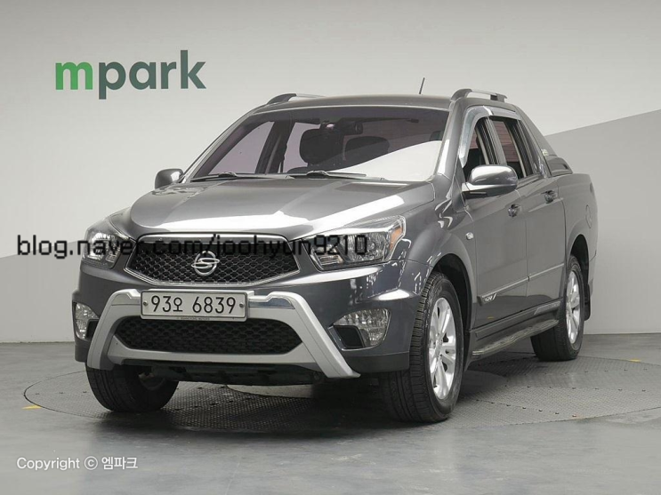  2016 / 쌍용 코란도스포츠 CX7 4WD 클럽 / 102,364 km / 920 만원 중고차 전액할부 최저가 sk 카