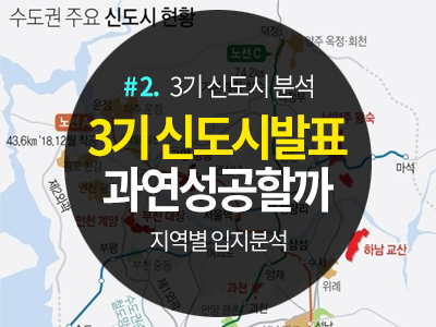  #2. 3기 신도시 과연 성공할까? (지역별 입지분석)