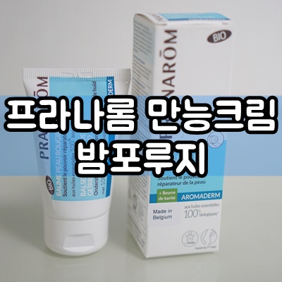  프라나롬 만능크림 밤포루지 손상피부용 만능크림으로 추천!