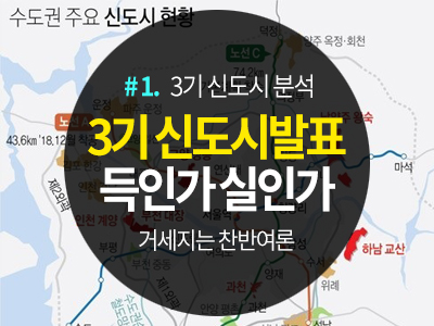  #1 3기 신도시 발표, 과연 득인가 실인가