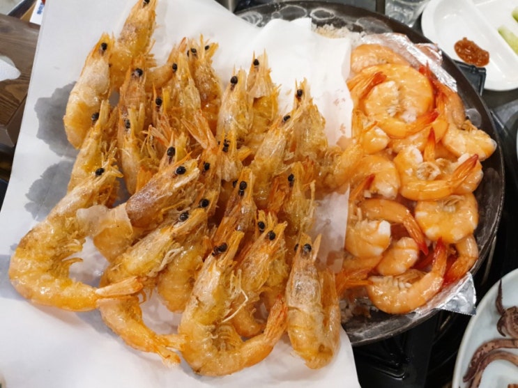  상남동 새우는 상남밤바다 싱싱한 해산물이 가득!