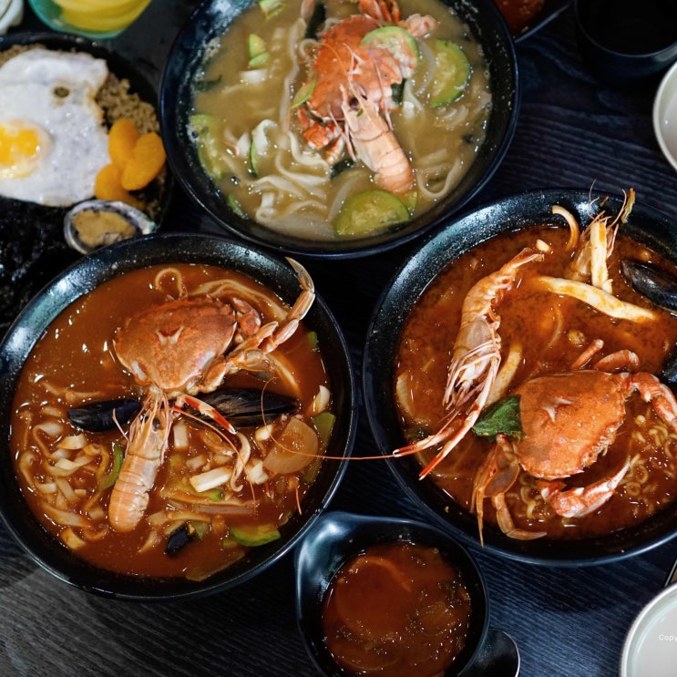  호로락에서 해물라면 보말칼국수 호로록후루룩 우도맛집 ㅇㅈ