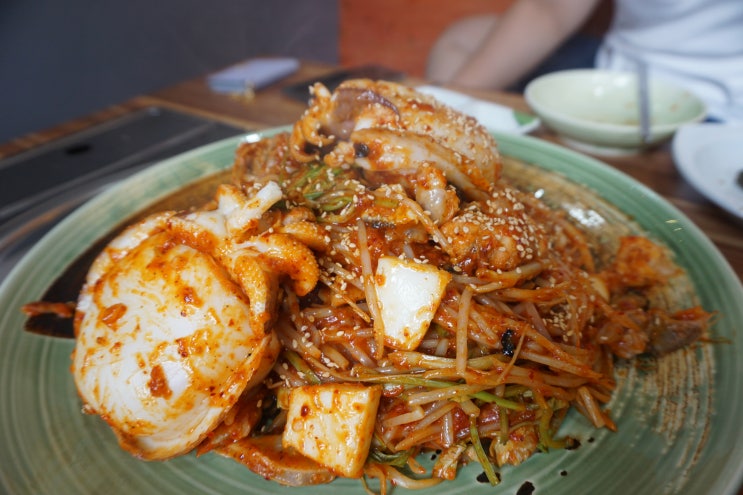  광주 첨단 아갑찜(아구+갑오징어) 맛집 - 광주 첨단 해담 -