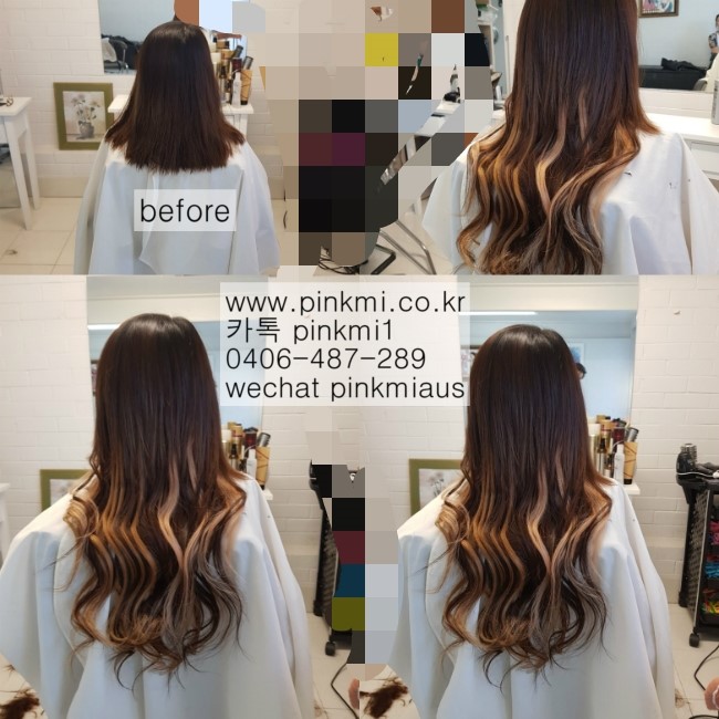  <브리즈번붙임머리핑크미뷰티PINKMI BEAUTY>브리즈번유명한곳핑크미,브리즈번붙임머리땋기가능한 핑크미,호주붙임머리,브리즈번붙임머리미용실,Brisbanehairextensions