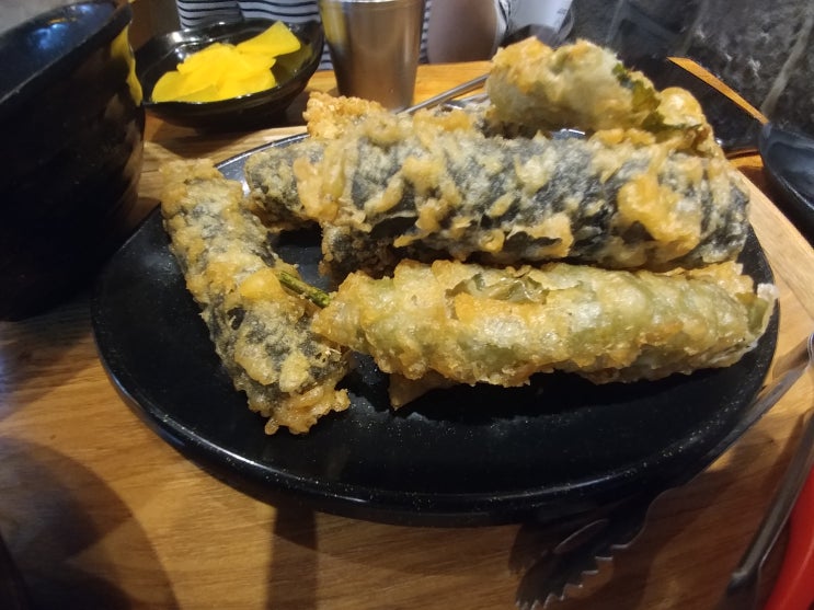  공수간 천호로데오점에서 김말이로 배채우기