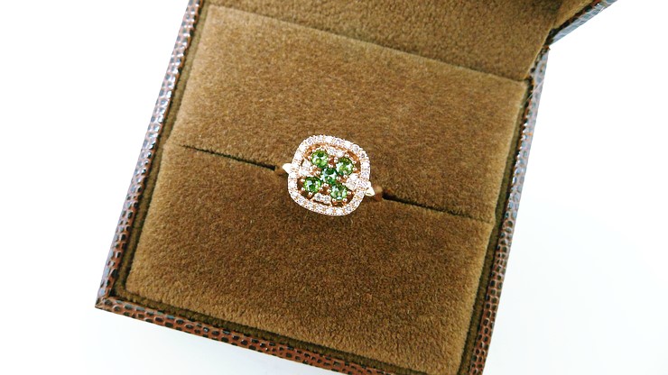 &lt;특가 한정수량 12개 가능&gt; 인생에 나를 위한 특별한 다이아몬드몬드 선물이 필요할 때, 레어한 그린 러프 다이아몬드 반지 - 얼리버드 10% 할인 (8.14-8.16)