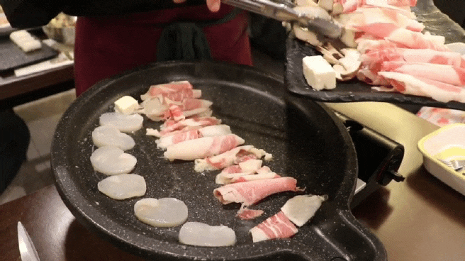  거제옥포맛집 차돌만 키조개 차돌박이 삼합 3인가족 배부르게