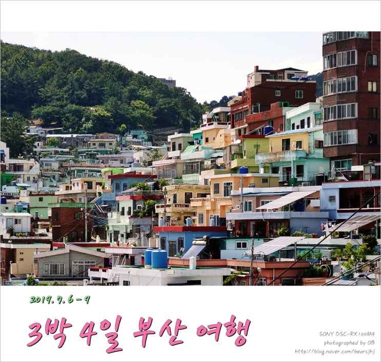  3박 4일 부산 여행 셋째 날 - 내호밀면 먹고, 쌈마이웨이 촬영지 호천마을 구경 (부산 전포카페거리 유동커피 & 칸다소바)