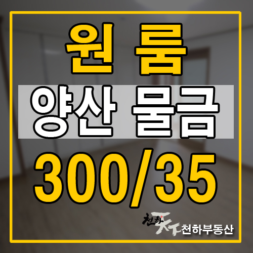  양산 원룸 물금에서 가장 좋고 저렴하게~