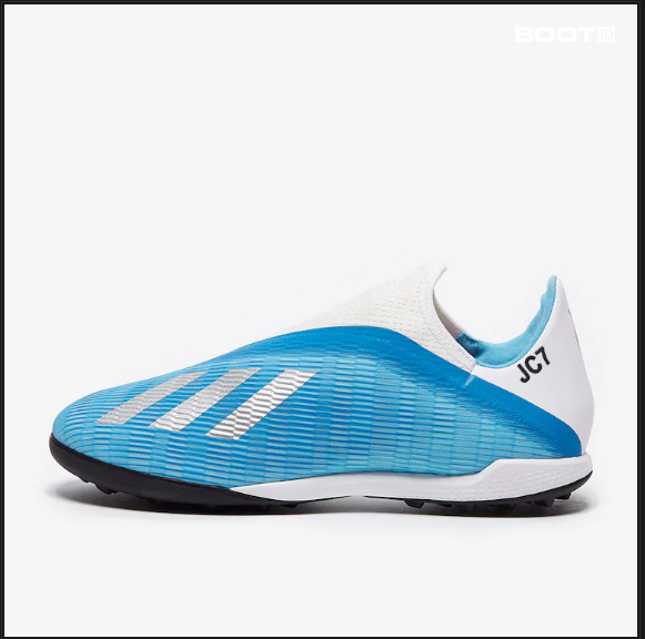  아디다스 엑스 19.3 Laceless TF-Bright Cyan/Silver/Pink 풋살화