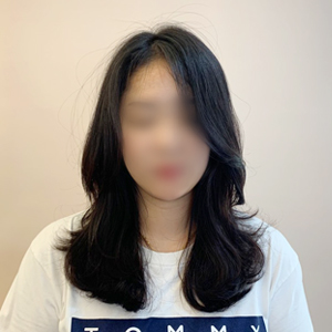  웬디컷 가볍게 펌도 같이 했어요