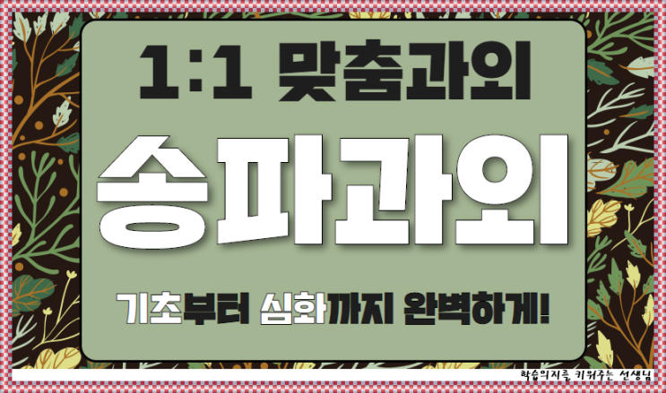  헬리오시티 영어과외 내신대비 송파역 중학생 수학과외 기초개념 선행 쪽집게