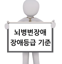 뇌병변장애(뇌출혈, 뇌졸증, 뇌경색) 장애등급 기준
