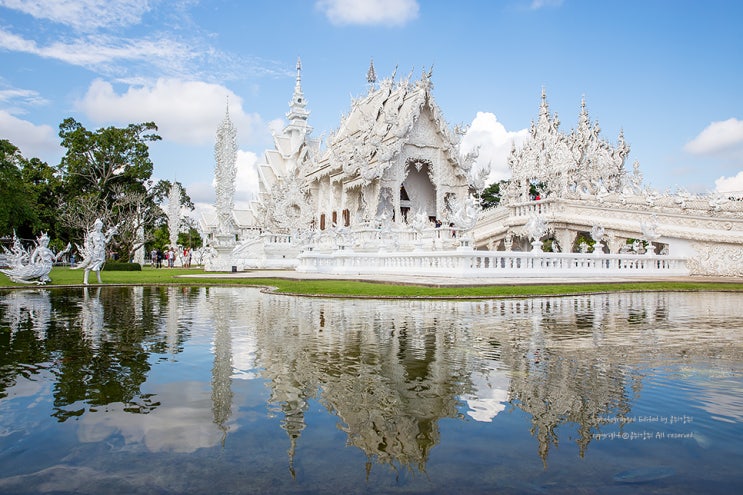 태국 자유여행 치앙마이 치앙라이 갈 땐 당일투어로 백색사원 GO