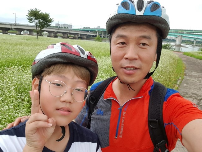  대전 갑천변 자전거 타기