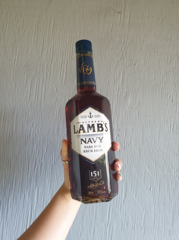  양주추천 다크럼 :: 1849 Lamb's navy(75.5%)