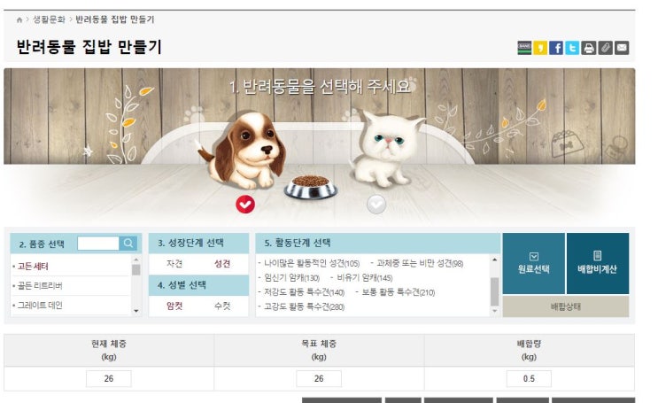  강아지, 고양이 건강식을 집에서 만든다면!?