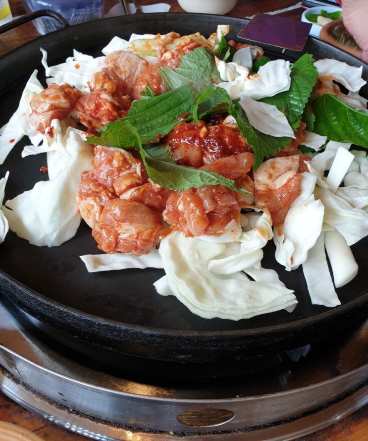  [춘천 닭갈비 존맛탱JMT. 일번가 닭갈비] 철판닭갈비, 순메밀쟁반막국수, 감자전