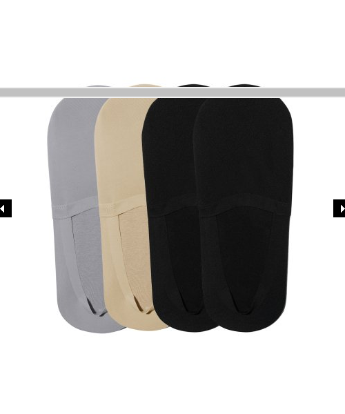  [깜짝특가] 쿨 풋 커버 4팩 [블랙/베이지/그레이]|COOL FOOT COVER 4PACK [BLACK/BEIGE/GREY]
