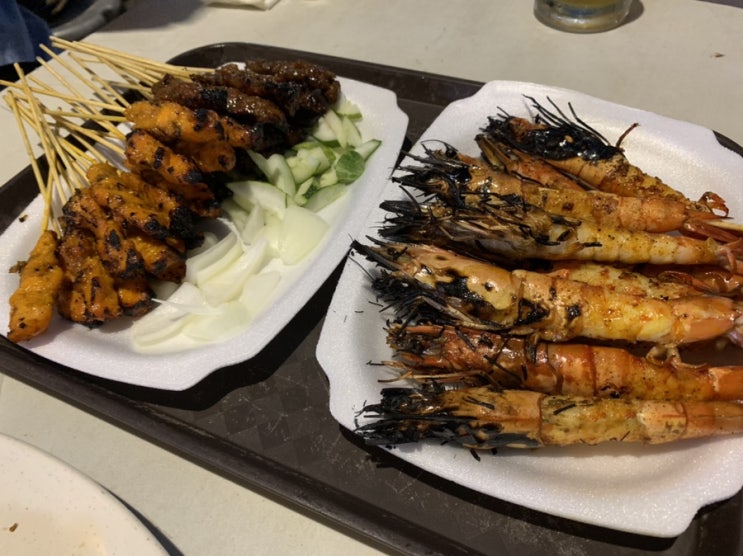  [싱가폴 일상] 영화와 예능에 나왔던 호커센터 Lau Pa Sat 라우파삿 - 사태&맥주 Satay