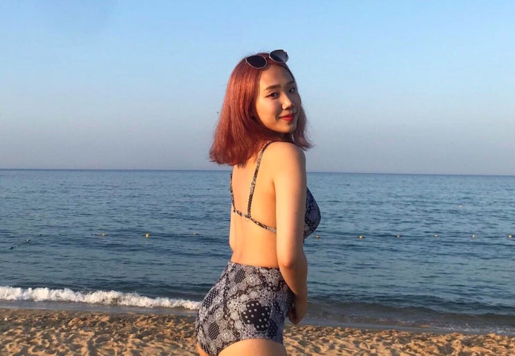  꿈만 같았던 속초 2박3일 여행_2&3일차 : 발리비키에서 산 모노키니 입고, '외옹치 해수욕장'에서 여유롭게 놀기