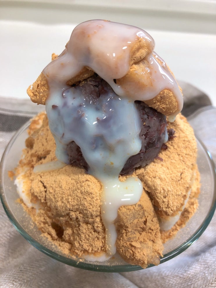 설* 인절미 빙수 집에서 만들기