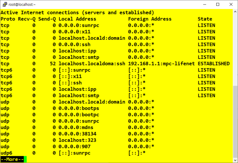 리눅스 22일차 (netstat,Route, telnet) : 네이버 블로그