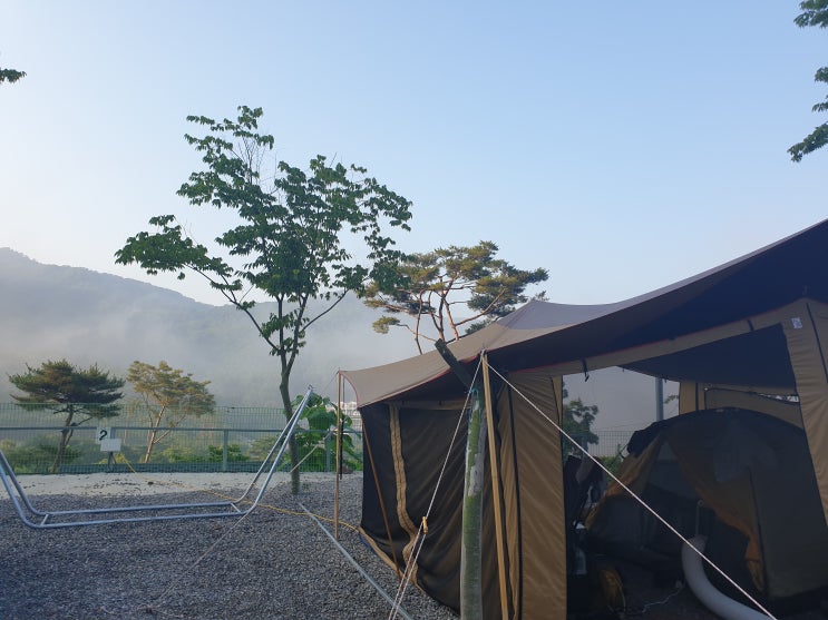 용인 미르힐 자연캠핑장 (이동식에어컨)