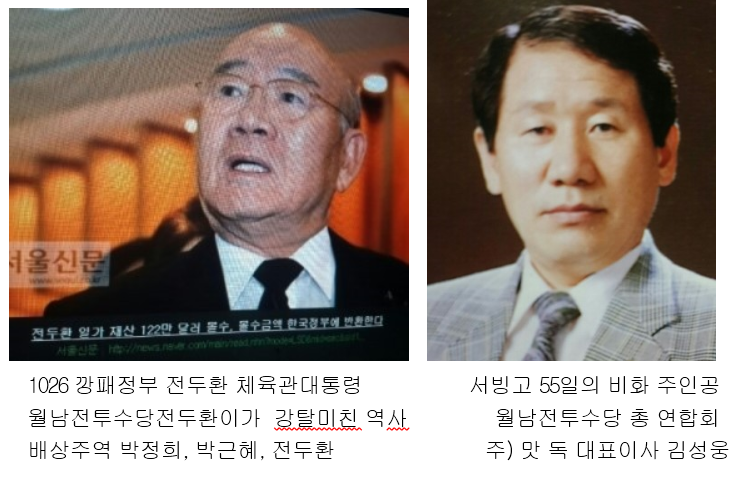  전두환 이등병 법정에 세우다 !!!