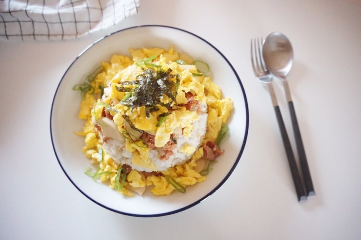  스쿨푸드 안부러운 장조림 버터 비빔밥,
