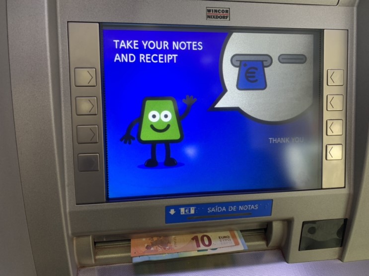 해외여행 유럽여행 체크카드 ATM 현금인출 유의사항!!(하나비바G 체크카드 비추후기)