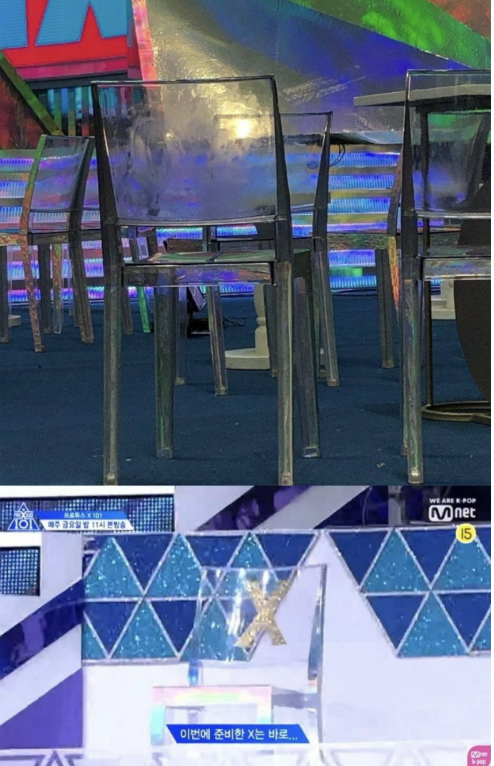  오ㅏ;;;; 2019 지니뮤직어워드 MGMA 시상식 가수석 의자가 프듀 프로듀스101 순위발표식 의자라고?