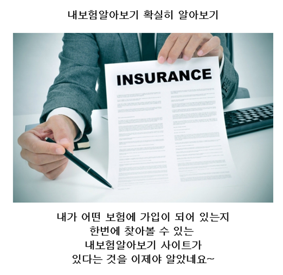  내보험금찾아줌 상해보험 금액확인하고선택
