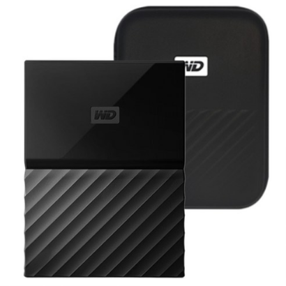  WD My Passport 휴대용 외장하드 + 파우치