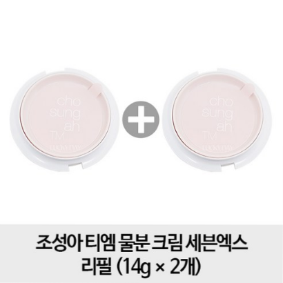  초초스팩토리 [7X - 리필2개] 조성아 티엠 물분 크림 세븐엑스 리필2개(9% 할인)