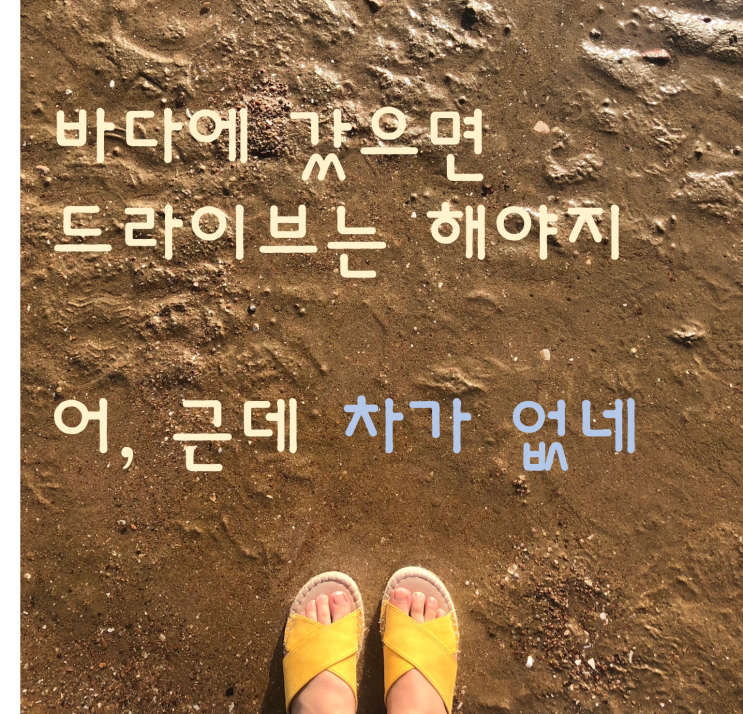  [뚜벅이의 무의도 여행기] 인천자기부상열차, 무의 1번 마을버스, 하나개 해수욕장, 국내 당일치기