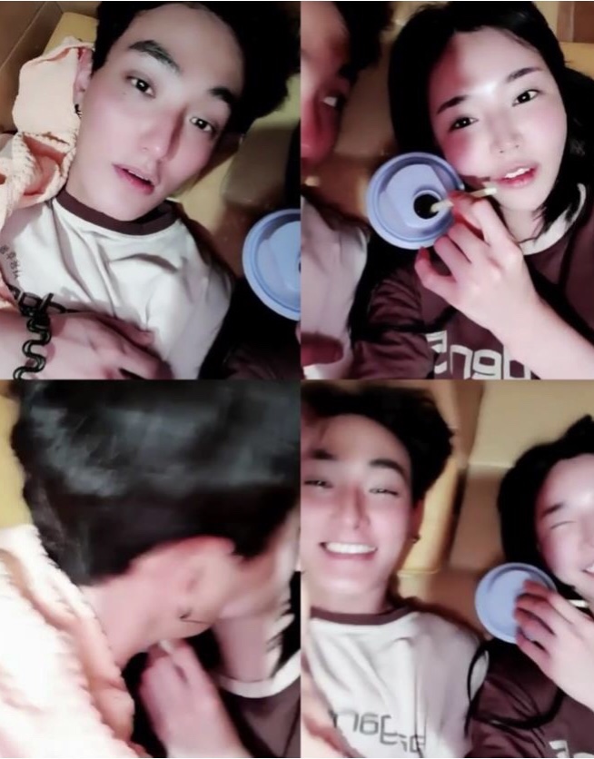  강타 우주안 입맞춤 영상 돌연 삭제, 원본사진 업뎃, 강타 한가은