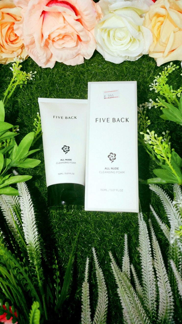  sữa rửa mặt <FIVE BACK> ALL NUDE CLEANSING FORM 150ml