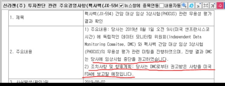  신라젠 임상시험 중단